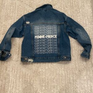Cotton On Denim Jacket (Patch + Embroidery) Sz 4